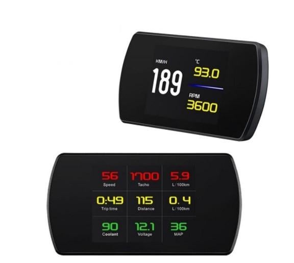 Бортовий комп'ютер OBD2 HUD P12 (1565590014) - фото 3