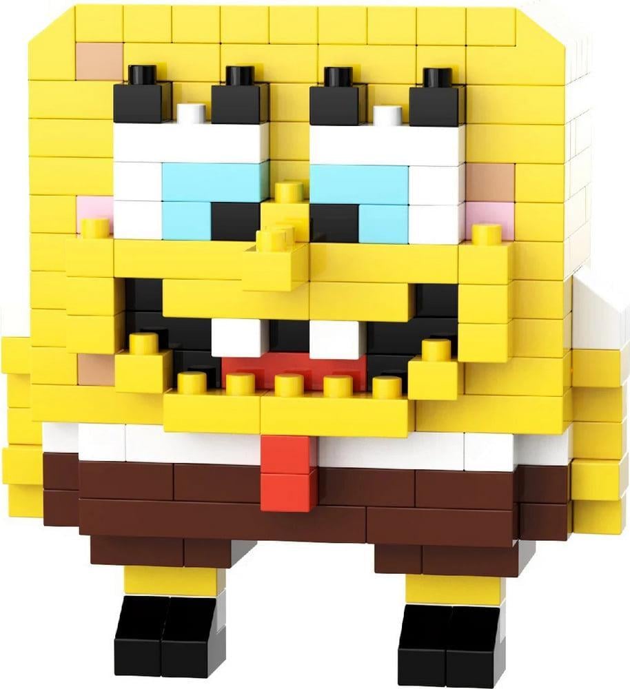 Конструктор 3D Mini Bricks SHLab BB-64 SpongeBob 6 см (39105)