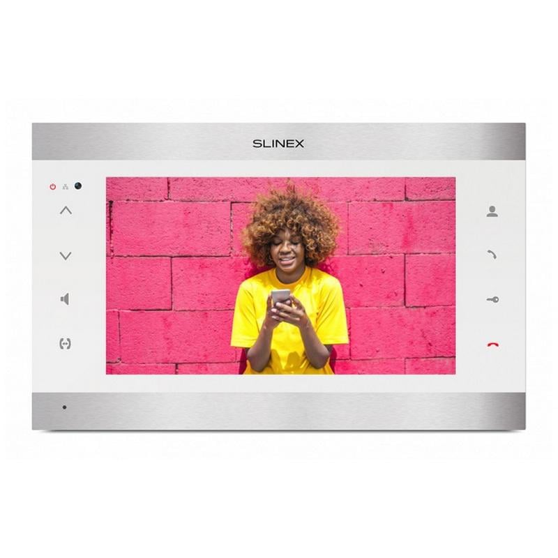 Видеодомофон Wi-Fi Slinex SL-10N Cloud с переадресацией вызова Silver/White