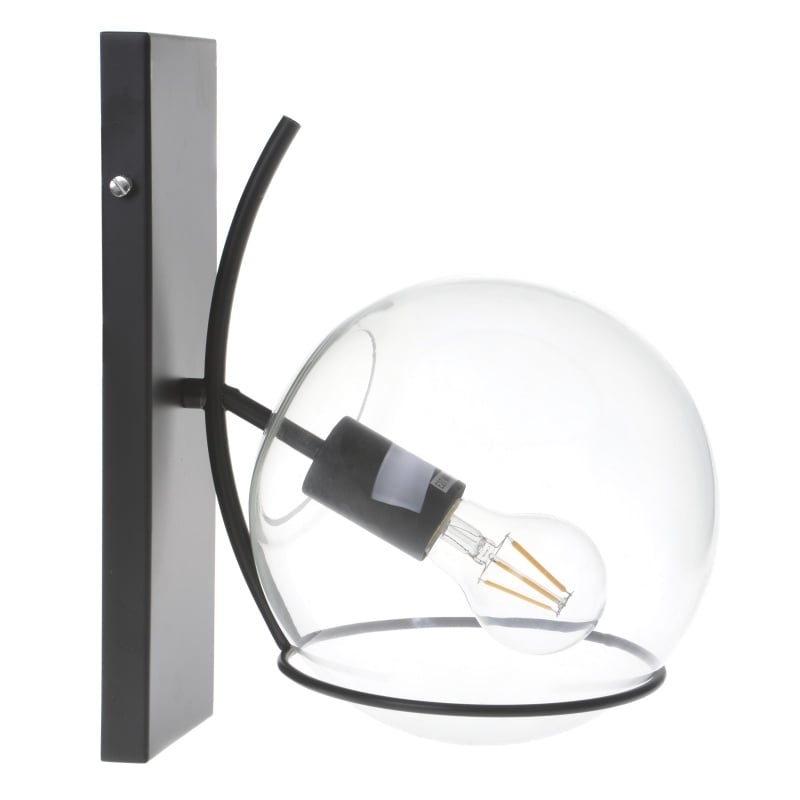 Бра Brille BL-403W/1 E27 BK (26-440)