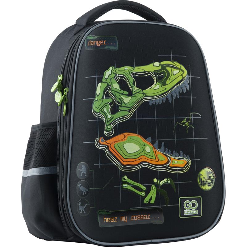 Рюкзак GoPack Education 165M-4 Dino 38x28x13 см 15 л Черный (GO23-165M-4) - фото 2