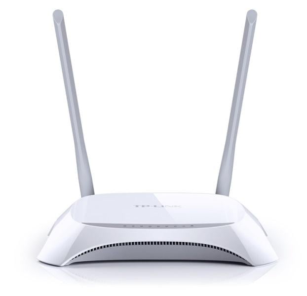 Роутер TP-Link TL-MR3420 для підключення 3G/4G USB-модему 2 всеспрямовані не знімні антени 204х138х44 мм White