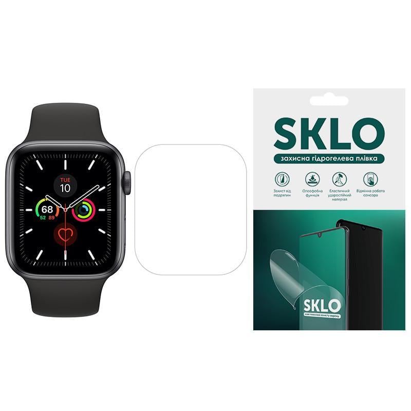 Плівка захисна гідрогелева SKLO для Apple Watch 40 мм 9 шт. Прозорий (00000047065_2)