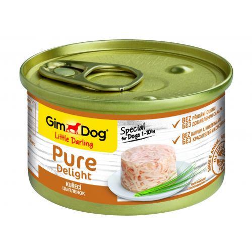 Корм влажный GimDog Pure Delight для собак миниатюрных пород с курицей 85 г