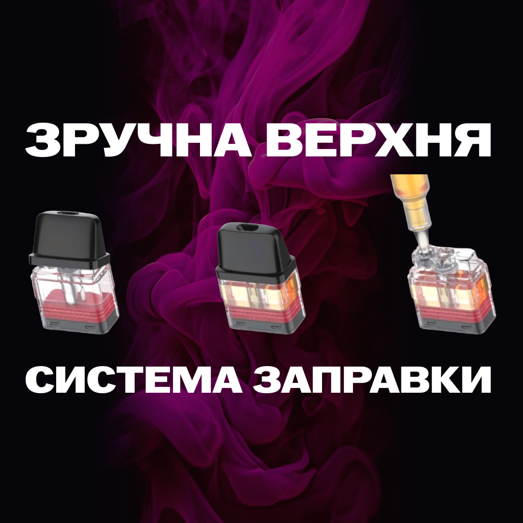 POD-система Vaporesso XROS MINI Pod Kit багаторазова 1000 mAh 2 мл Sakura Pink (5507c8c7) - фото 4