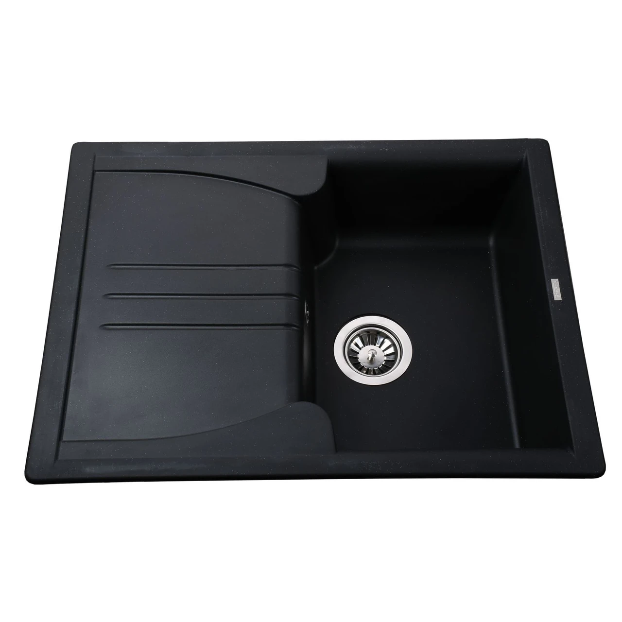 Мойка гранитная Globus Lux BALATON А0002 680х500 мм Черный (04000038)