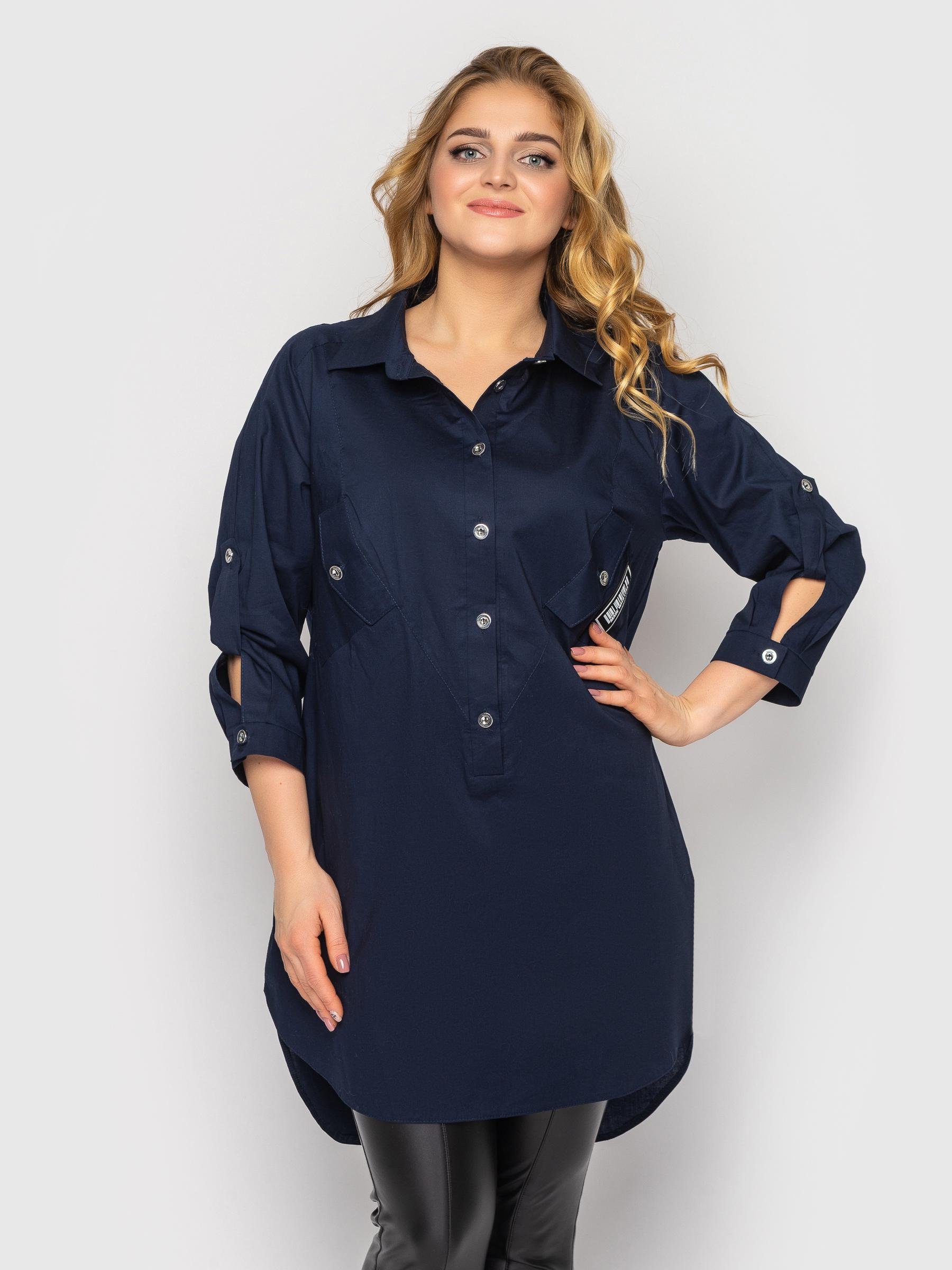 Рубашка VLAVI Стиль р. 56 Синий (114607-56)