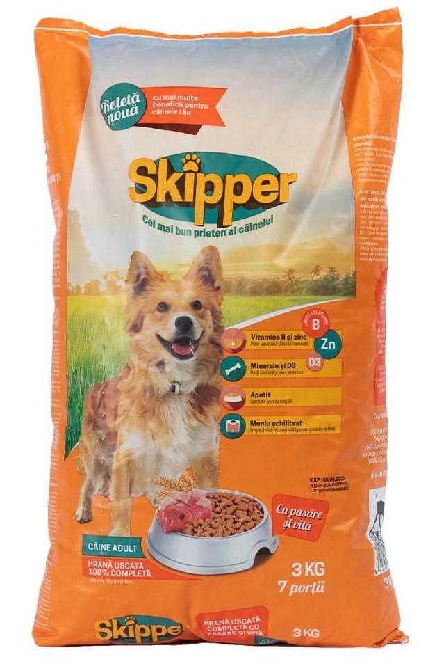 Корм сухой для собак всех пород Skipper с курицей и говядиной 3 кг (1789933020)