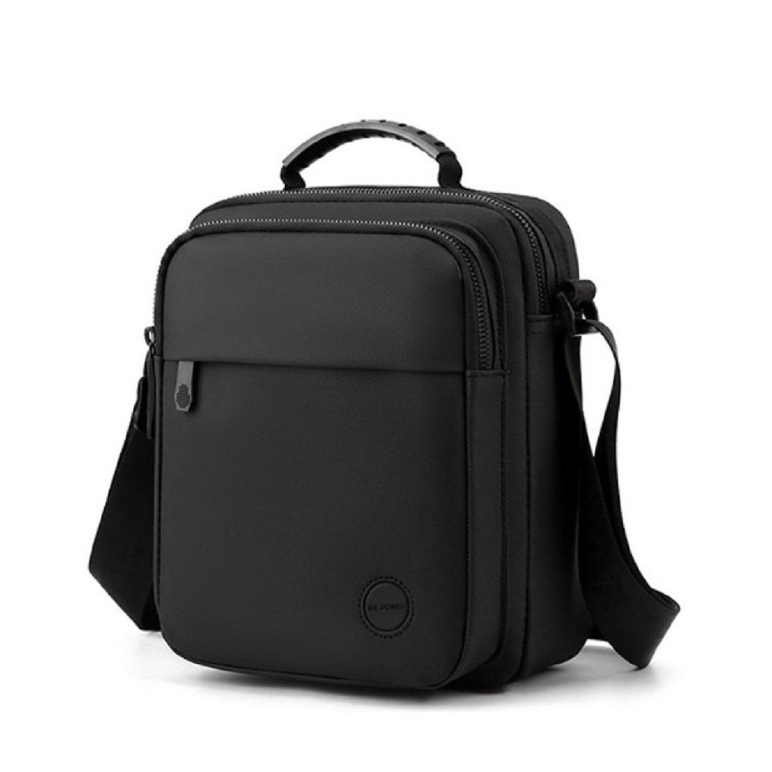 Чоловіча сумка через плече Royal Bag AT08-1251A Чорний (7484)