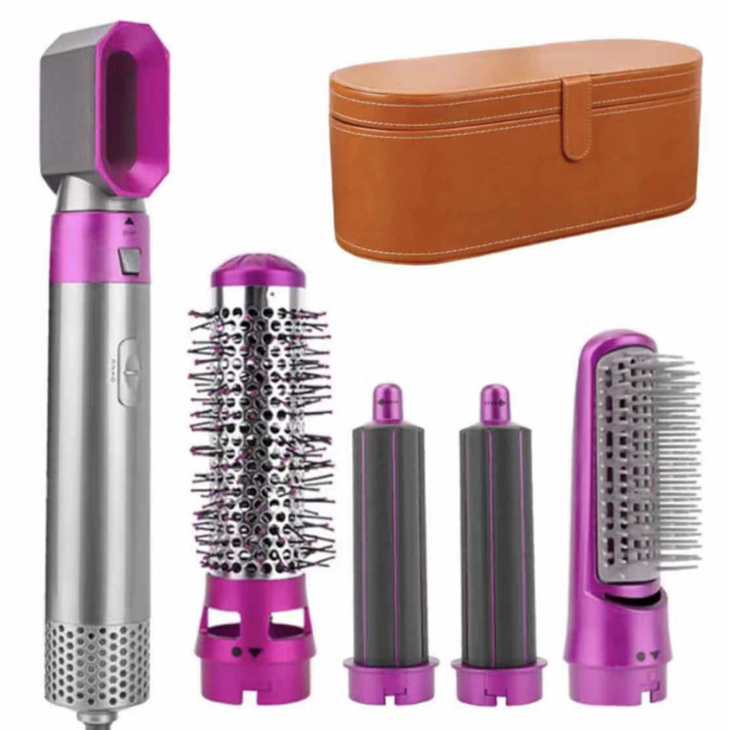Стайлер HAIR BRUSH 5в1 у шкіряному кейсі 1000 Вт (Е500097) Стайлер HAIR BRUSH 5в1 у шкіряному кейсі 1000 Вт (Е500097)