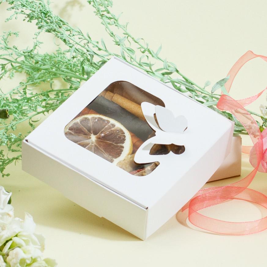 Набір пастили подарунковий Каприз метелик 90 г Білий (FS-05018/5)