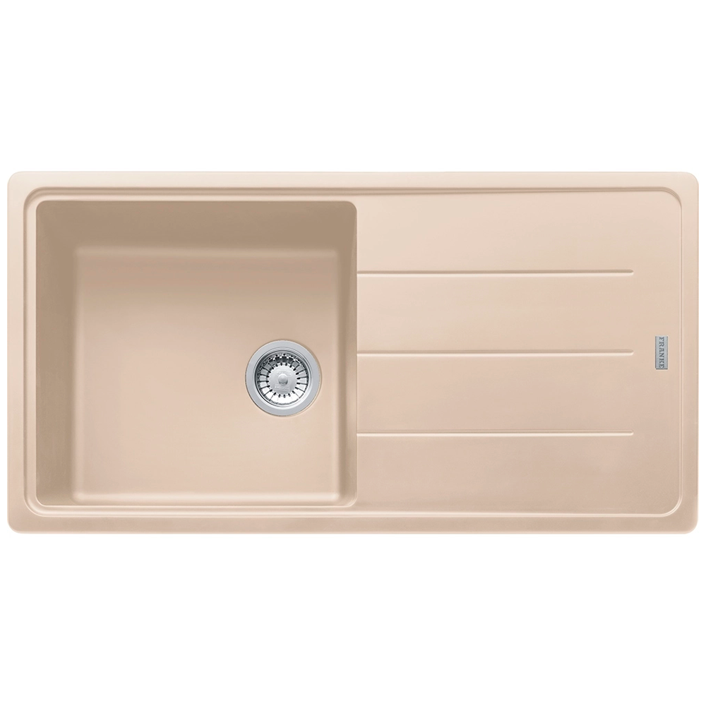 Мойка кухонная с крылом Franke Basis BFG 611-97 прямоугольная фрагранит 970х500 мм Beige (114.0363.932)