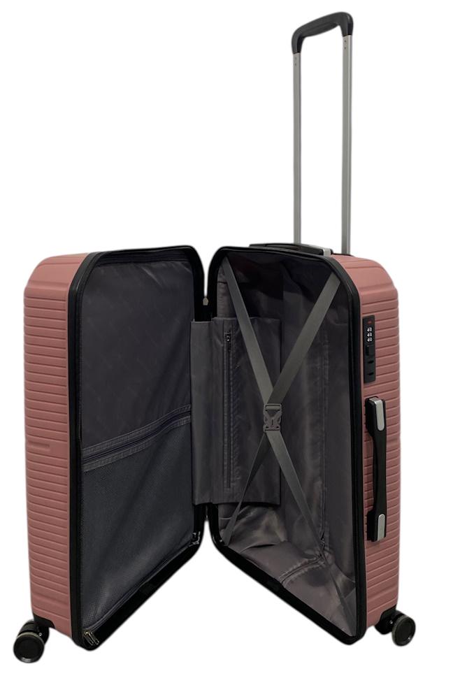 Валіза велика AIRTEX Worldline 291 поліпропілен L Рожеве Золотий (291/66/49) - фото 5 Валіза велика AIRTEX Worldline 291 поліпропілен L Рожеве Золотий (291/66/49) - фото 5