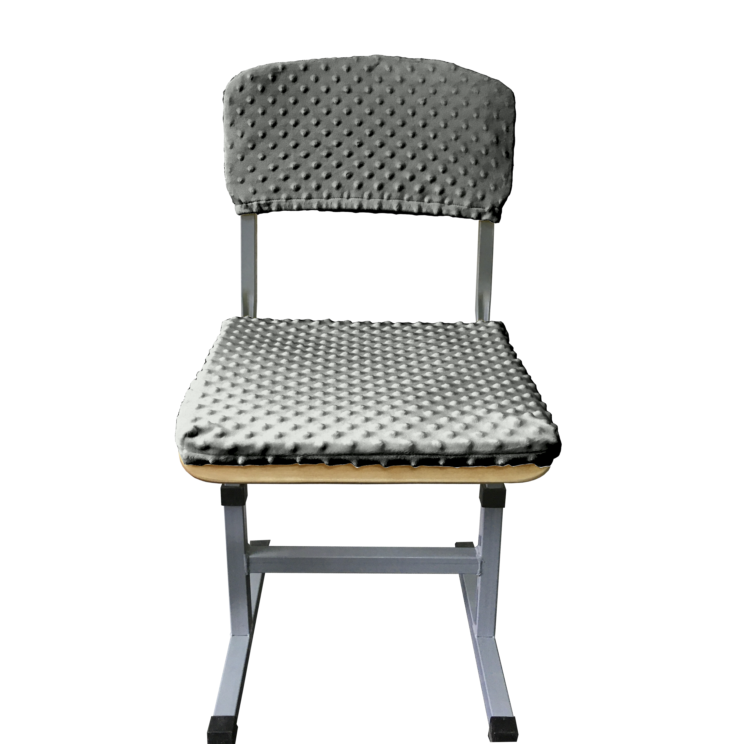 М'яка подушка і чохол з плюшу на стілець 38x19/38x38 см (5361152)