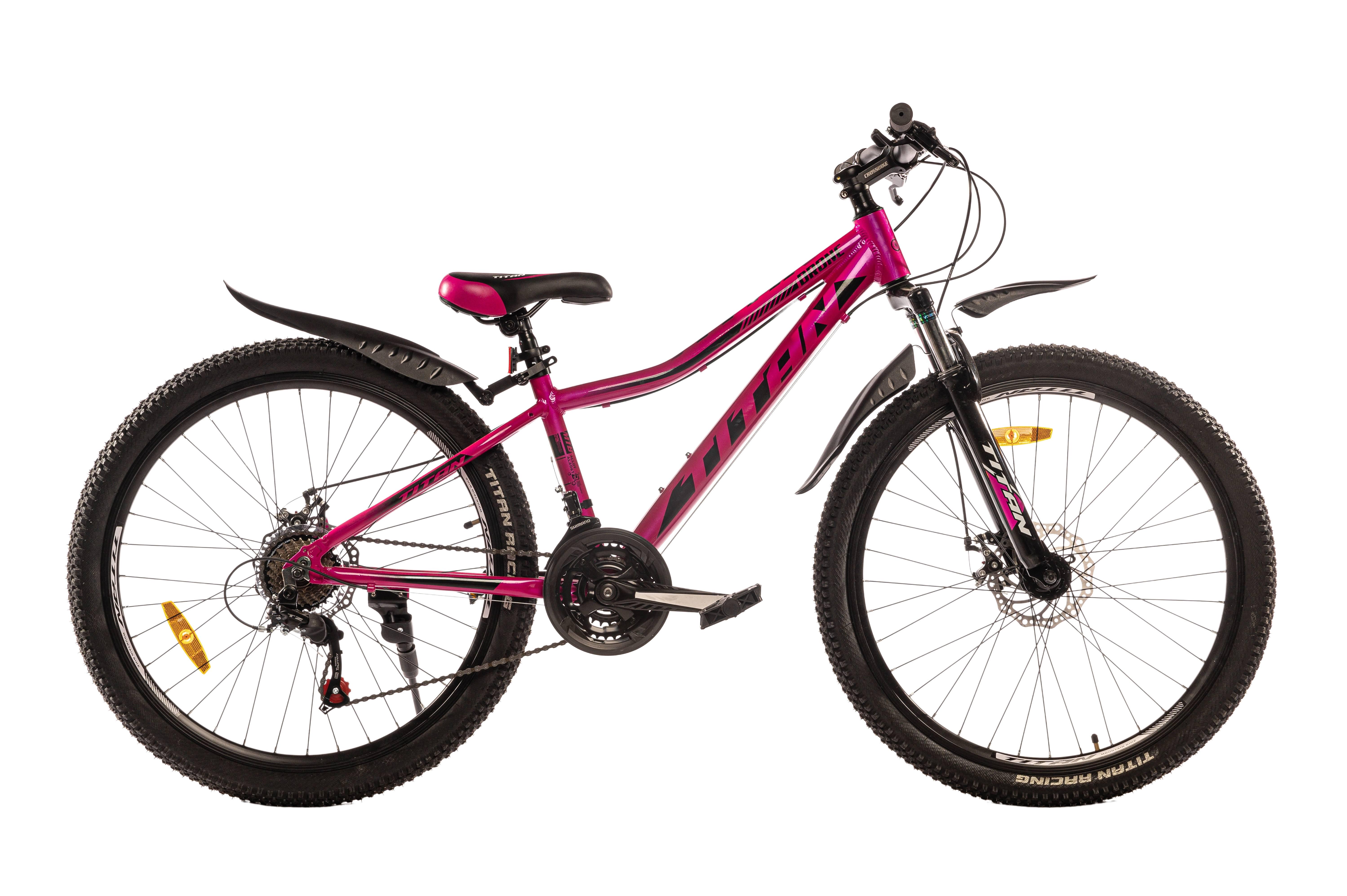 Велосипед Titan DRONE 26"13" Рожево-чорний