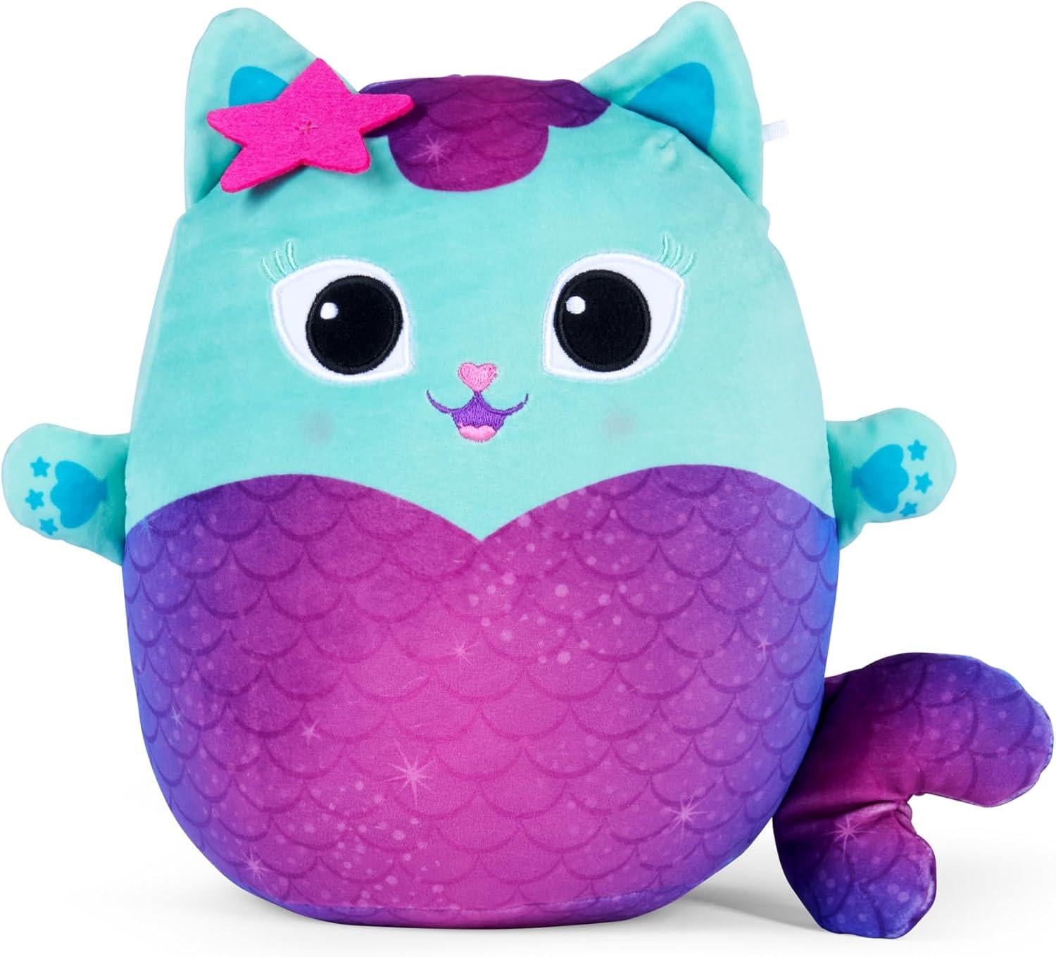 Мягкая игрушка Кошка-русалка Кукольный домик Габби Schmidt Spiele Gabby's Dollhouse Squishy Mercat 42798 30 см (SKU-373)