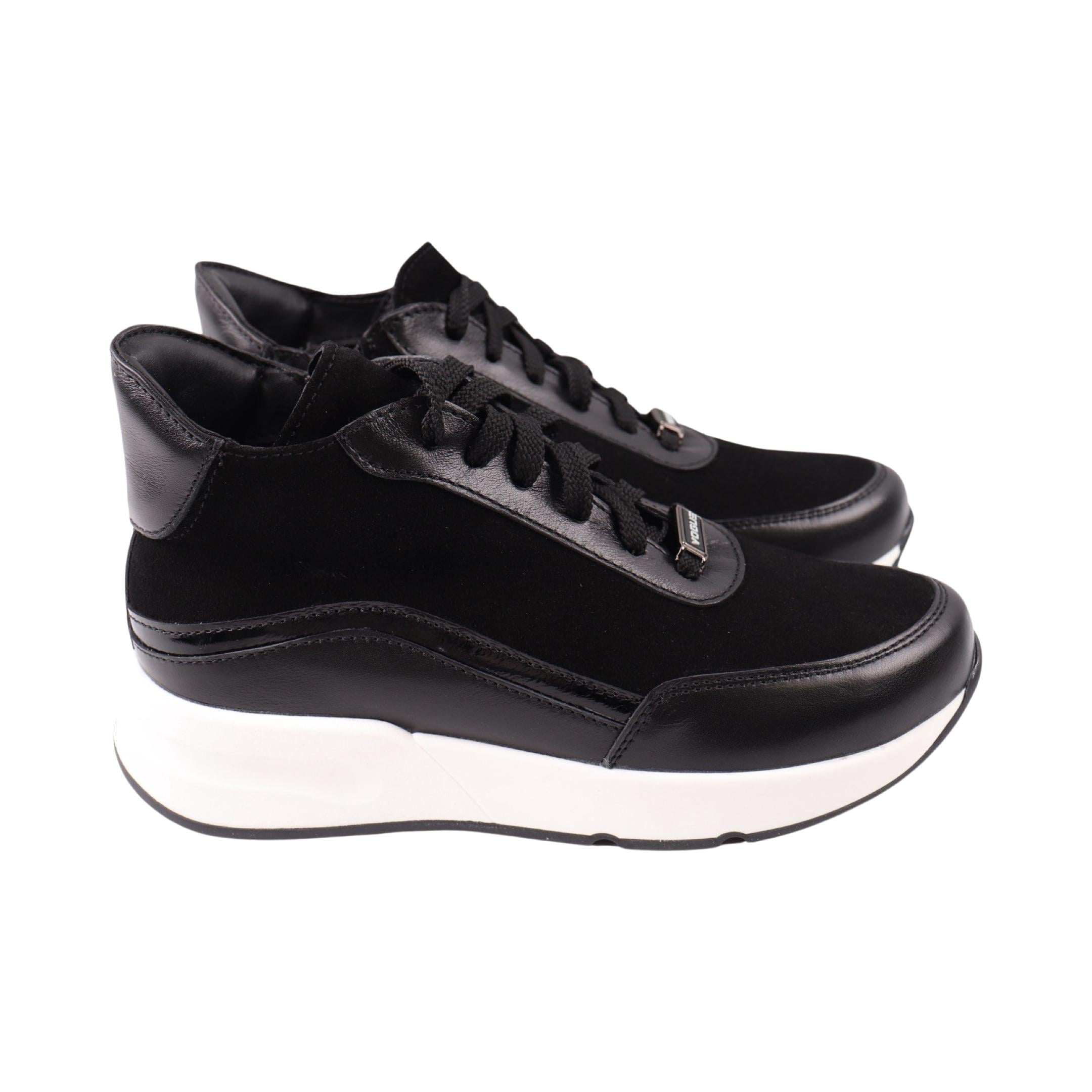 Ботинки женские R&Y 77-24DHS натуральная замша р. 37 Черный (29184300)