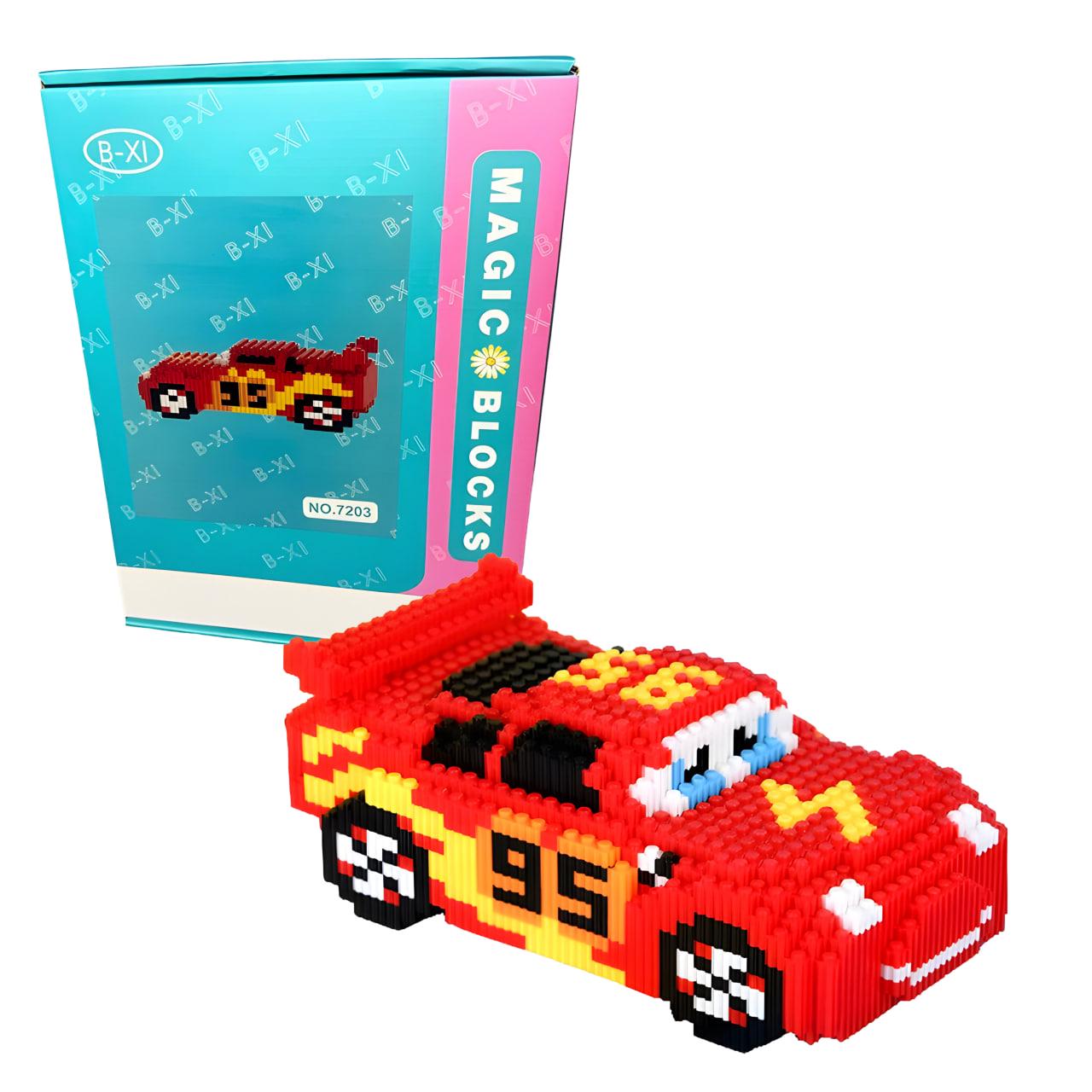 Конструктор дитячий Magic Block Блискавка МакКвін 1031 дет. (7203) Конструктор дитячий Magic Block Блискавка МакКвін 1031 дет. (7203)