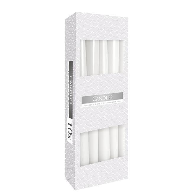 Свечка конусная Bispol 24,5 см Белый (27313)