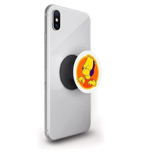 Попсокет для телефону PopSockets Молодший Сімпсон Діджей Чорний (pop226)