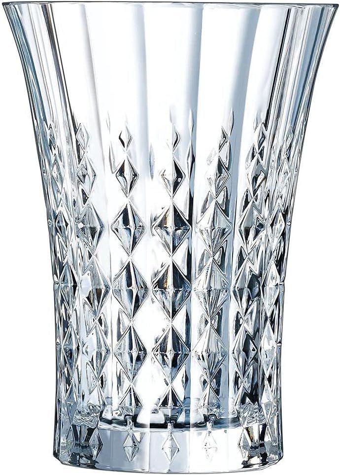 Набір склянок високих для коктейлів Cristal d'Arques Lady Diamond L9746 360 мл 6 шт. Прозорий (169-135-L9746)