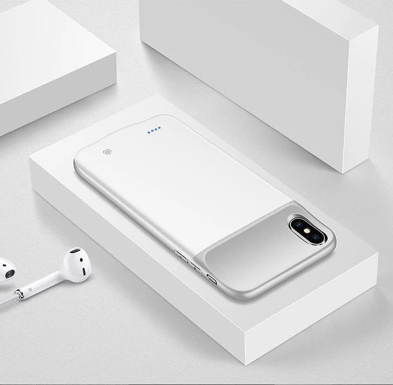 Чохол акумулятор iBattery для iPhone X/Xs 3200 mAh White - фото 4