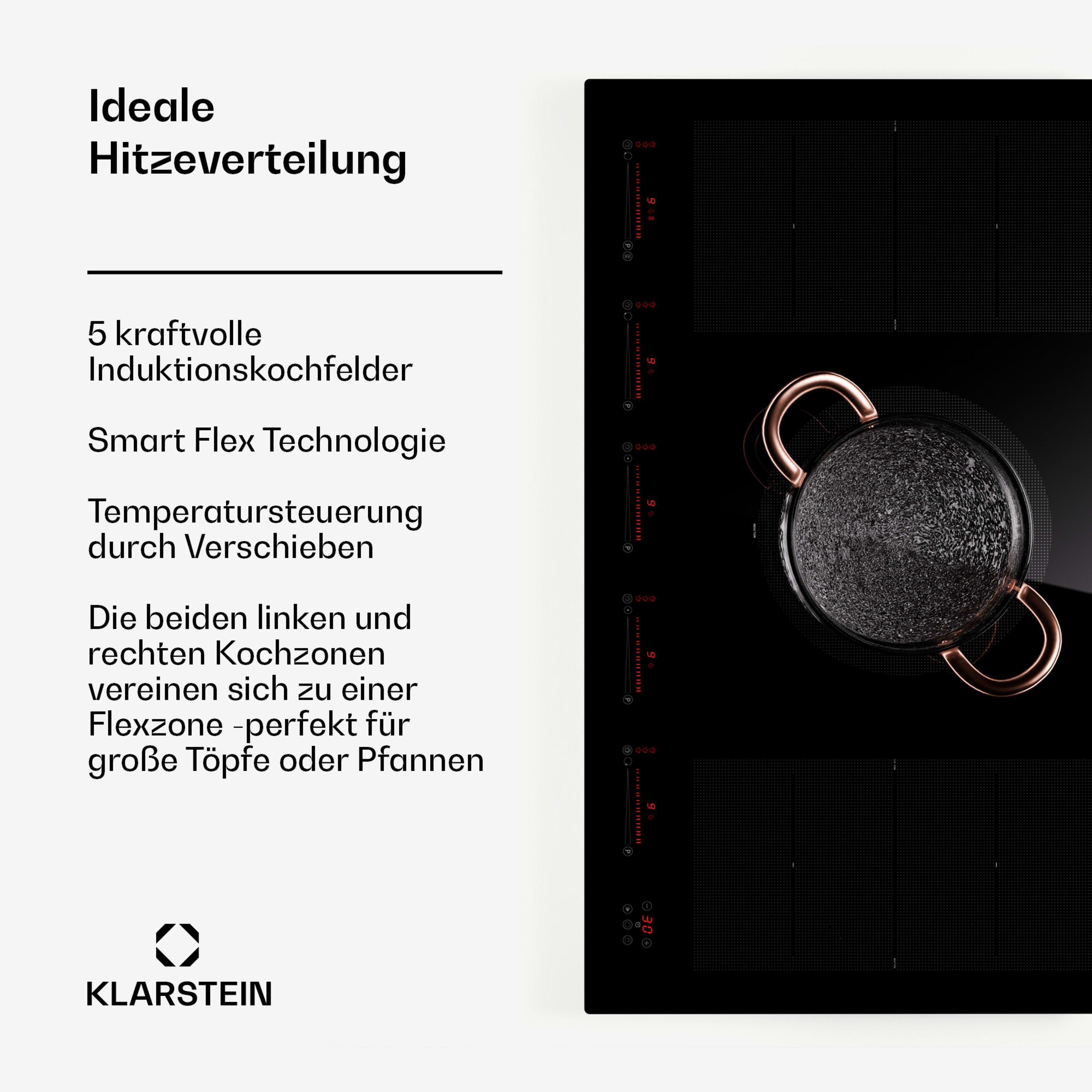 Варильна поверхня індукційна KLARSTEIN Masterzone 90 Flex (10045794) - фото 4 Варильна поверхня індукційна KLARSTEIN Masterzone 90 Flex (10045794) - фото 4