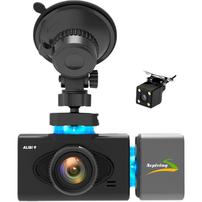 Видеорегистратор Aspiring Alibi 9 GPS 3 Камеры SpeedCam 2,35" IPS H.264 (CD1MP20GAL9) - фото 2