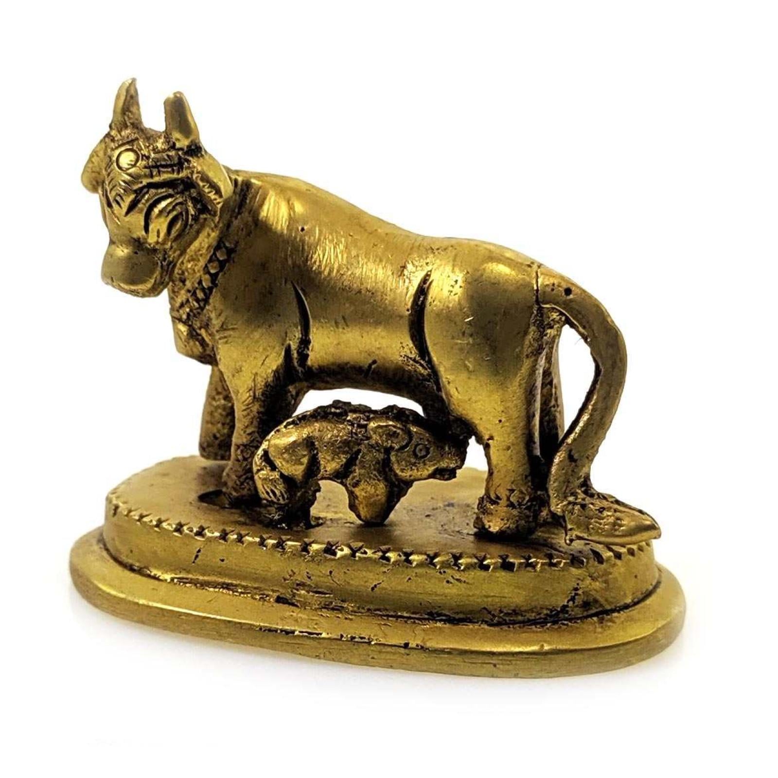 Корова священная бронзовая 5х6х3,5 см (34068)
