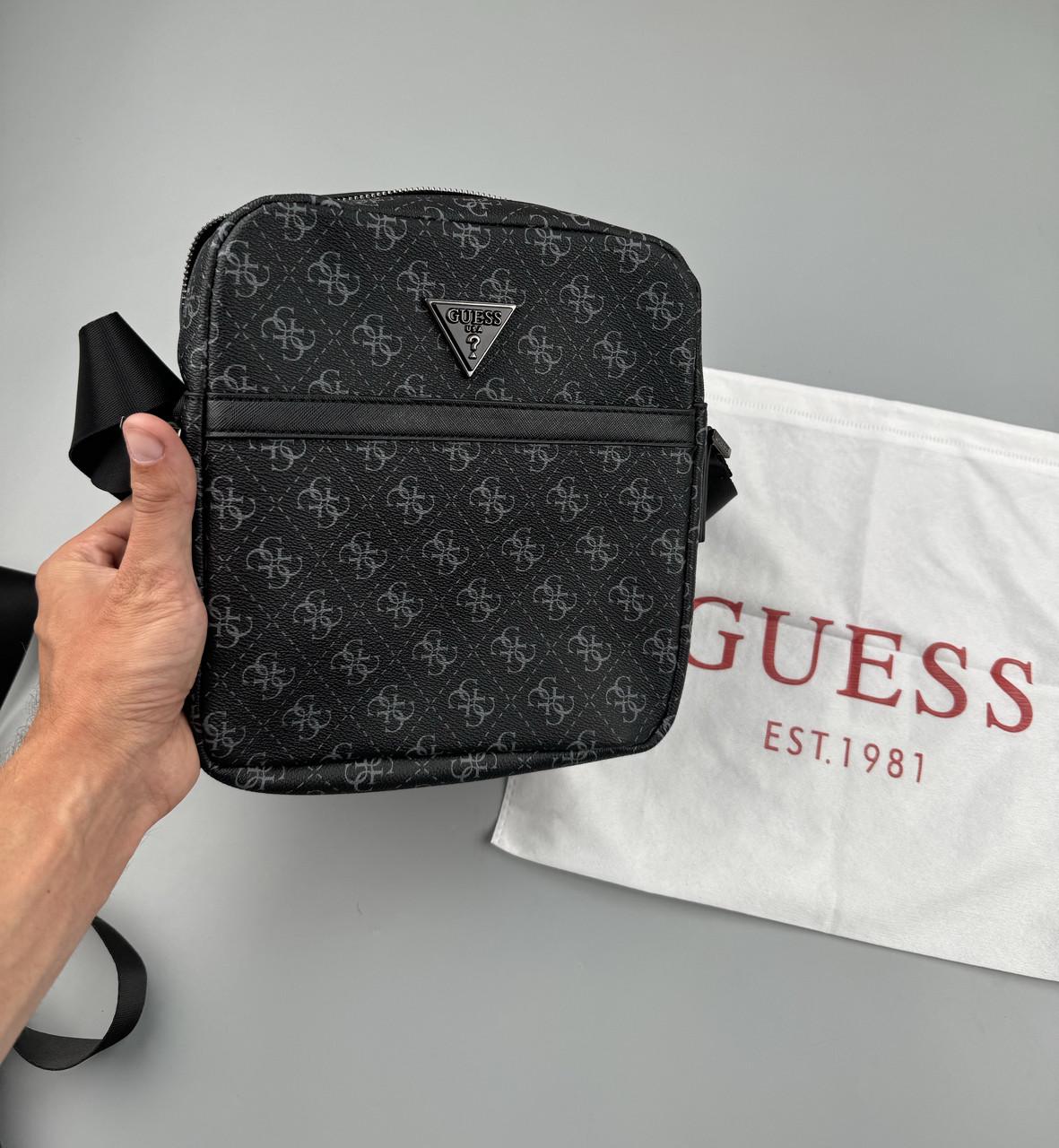 Барсетка мужская через плечо Guess Черный