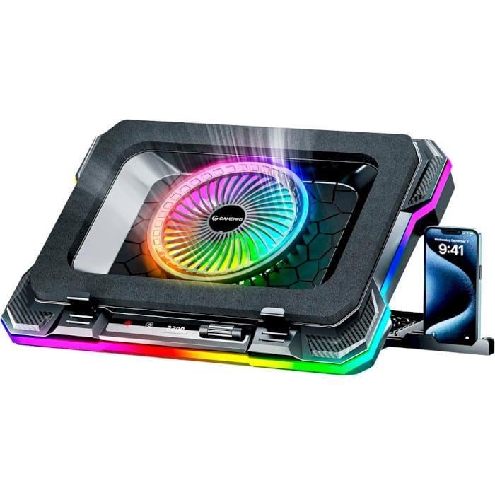 Підставка для ноутбука GamePro CP950 1x140 мм Чорний (2881189700)