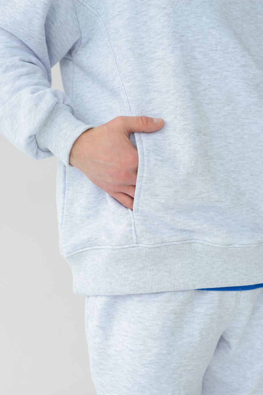 Костюм спортивный Freedom унисекс футер пинье S Серый меланж (14-7717ж) - фото 4 Костюм спортивный Freedom унисекс футер пинье S Серый меланж (14-7717ж) - фото 4