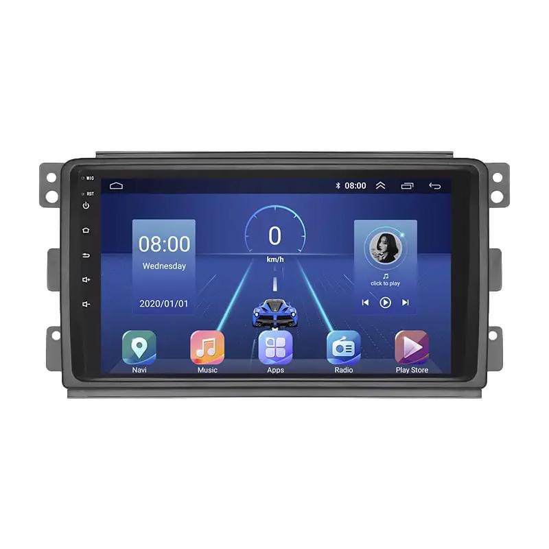 Автомагнитола штатная Lesko Top для Smart Fortwo I рестайлинг 2003-2007 г. 4G/Wi-Fi/GPS 6/128 GB 9" (10713-57825)