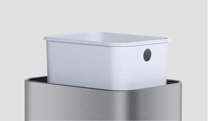 Відро для сміття сенсорне JAH прямокутне з внутрішнім відром 13 л Металік - фото 7 Відро для сміття сенсорне JAH прямокутне з внутрішнім відром 13 л Металік - фото 7