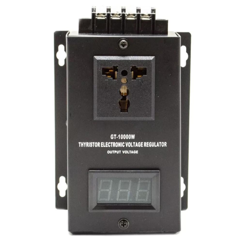 Регулятор напруги з кнопками та дисплеєм 10 кВт (16605)