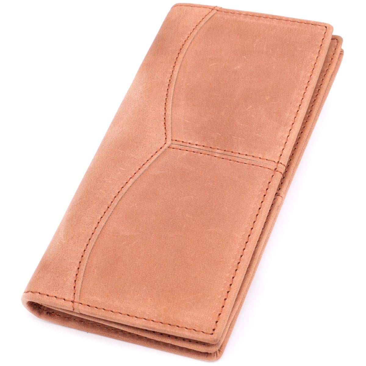 Кошелек женский Vintage 22853 из натуральной кожи Рыжий (168-136-22853)