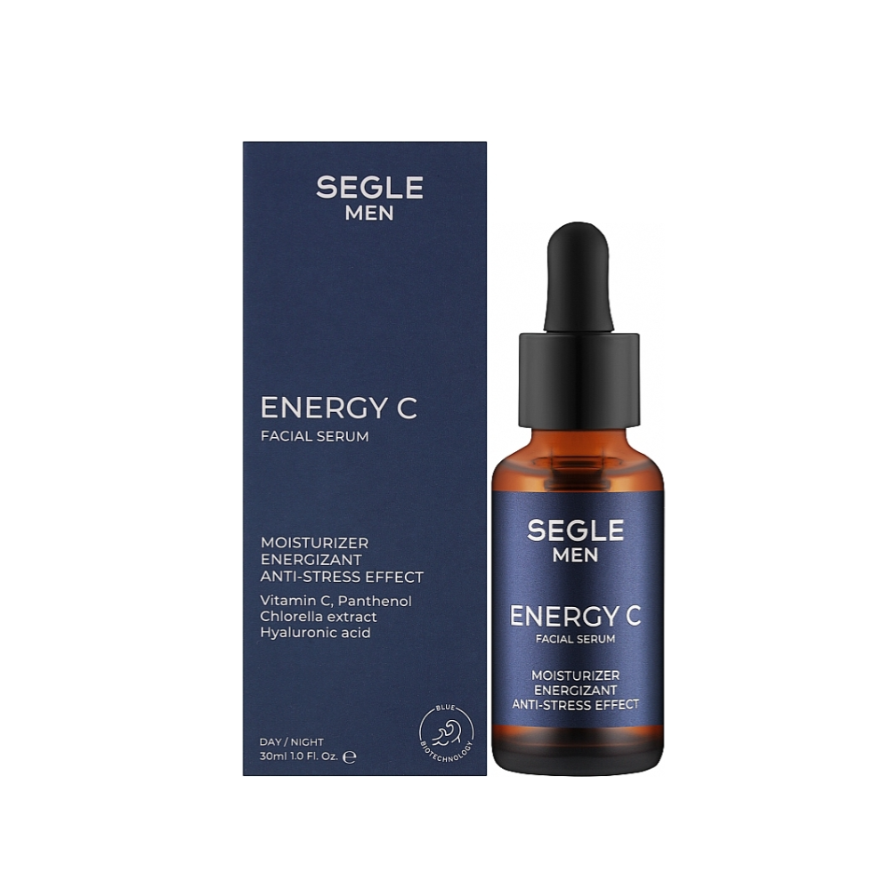 Сироватка для обличчя чоловіків Segle Men Energy C Facial Serum 30 мл