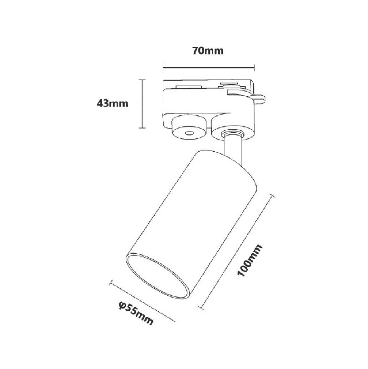 Трековый светильник TUBE TRACK (TLS001-GLD) - фото 2 Трековый светильник TUBE TRACK (TLS001-GLD) - фото 2