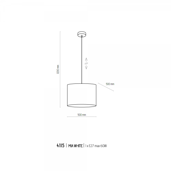 Люстра TK Lighting Mia 4115 - фото 2