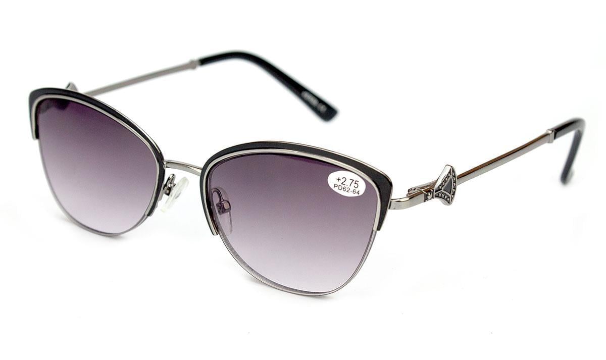 Окуляри для зору в металевій оправі Verse 320149S-C1 тоновані -2,25 (30771313)