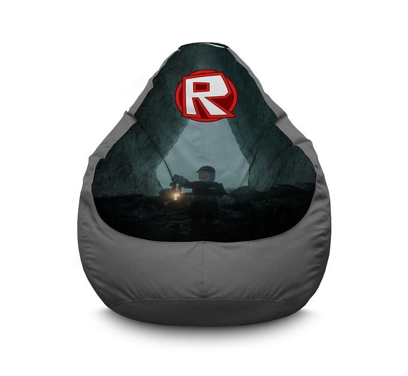 Кресло мешок iPuff Roblox Cave Оксфорд XL 80x110 см Серый Кресло мешок iPuff Roblox Cave Оксфорд XL 80x110 см Серый