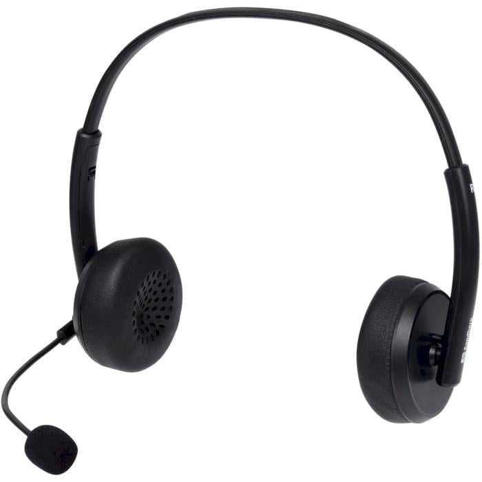 Гарнитура Sandberg Headset Saver USB накладная микрофон Черный (615281)