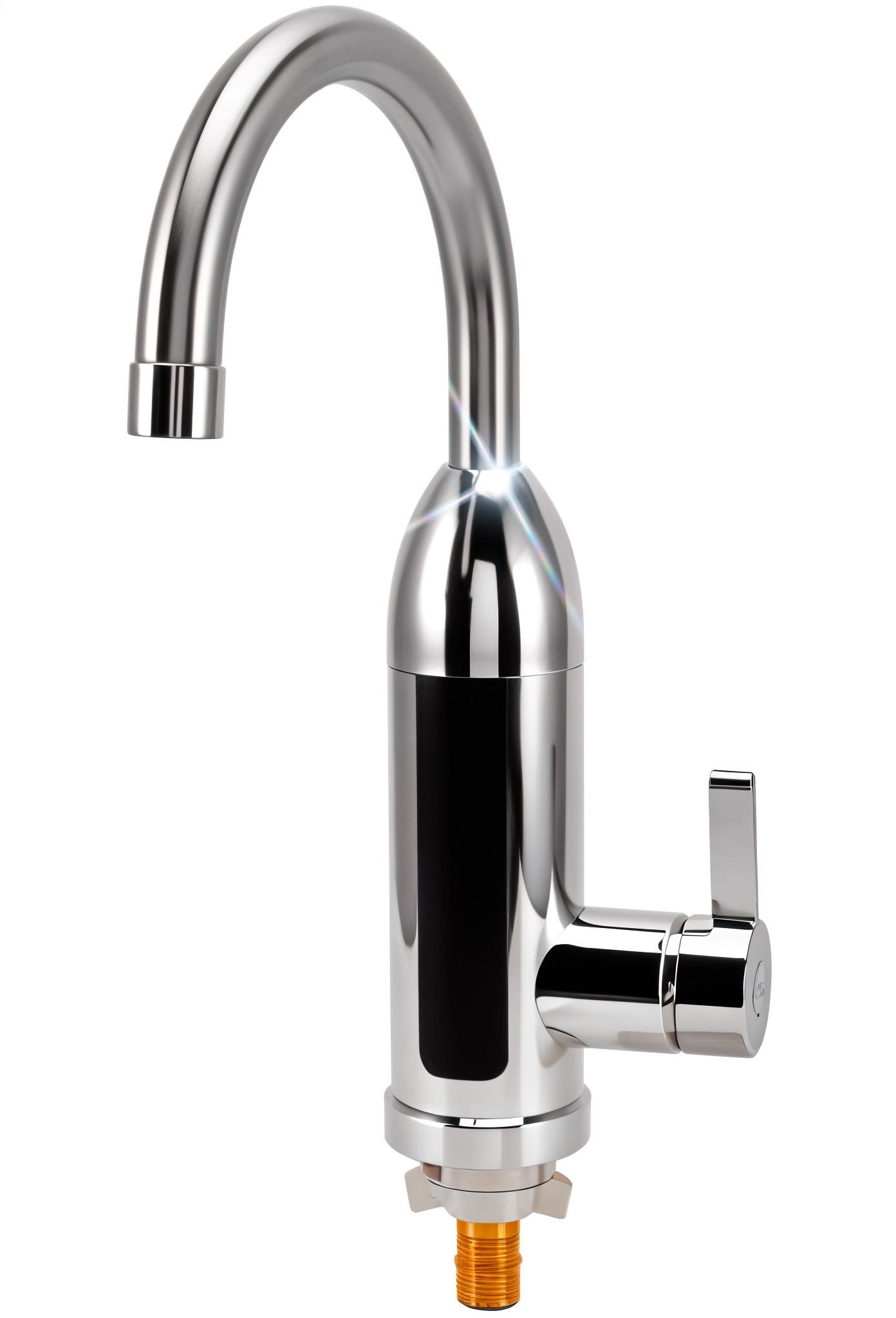 Водонагреватель проточный электрический AVA с дисплеем температуры с нижним подключением (573037366)