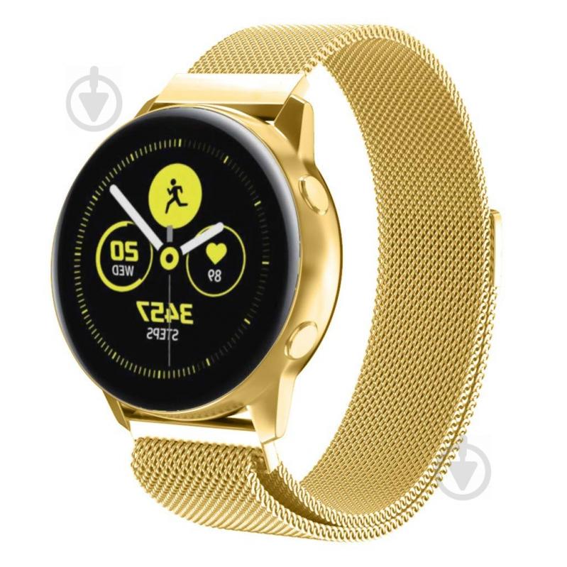 Ремешок BeWatch для смарт-часов Samsung Galaxy Watch Active Золотистый (1010228)