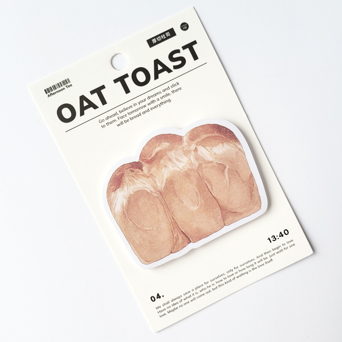 Набор стикеров-заметок Oat toast 30 шт. (241)