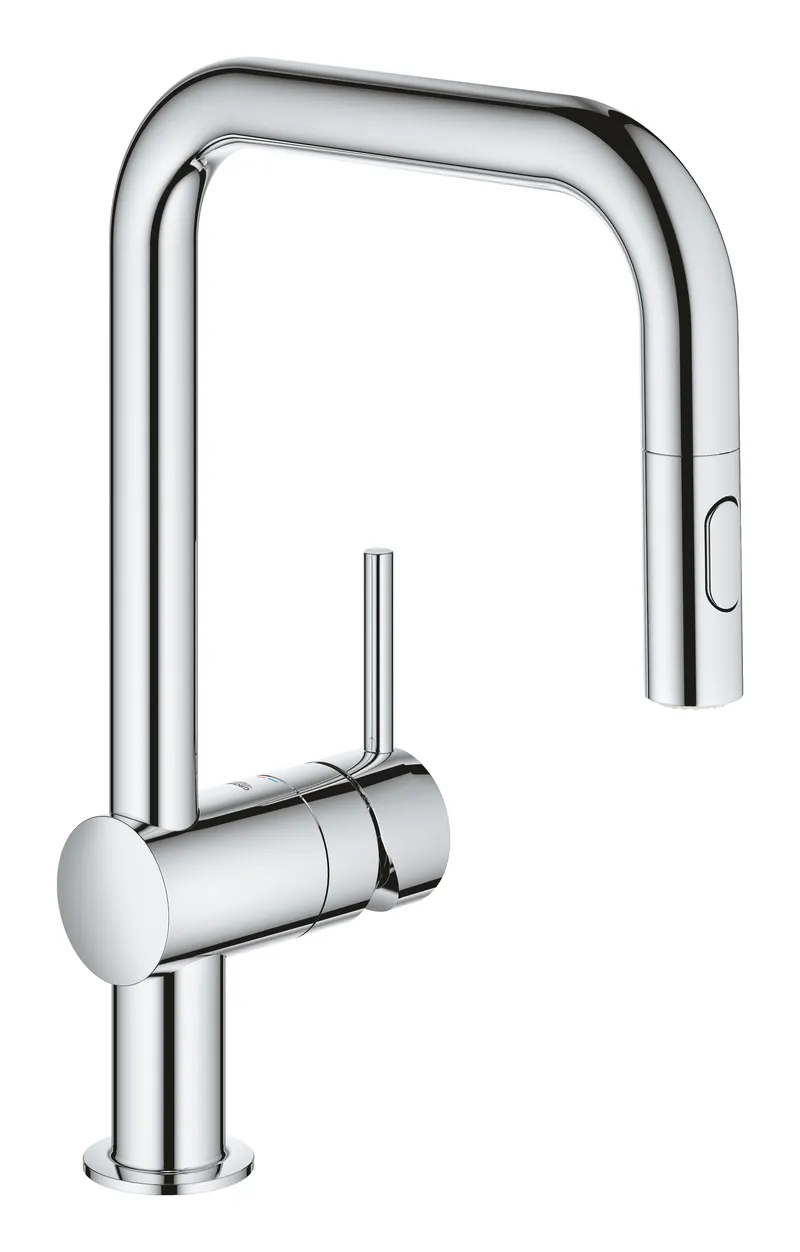 Змішувач для кухні Grohe Minta з висувним виливом (32322002)
