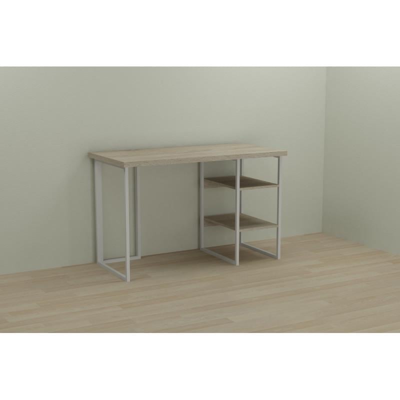 Компьютерный стол Ferrum-decor Kevin 100 метал/ДСП 32 мм Белый/Дуб сонома (FRD-101246) Компьютерный стол Ferrum-decor Kevin 100 метал/ДСП 32 мм Белый/Дуб сонома (FRD-101246)