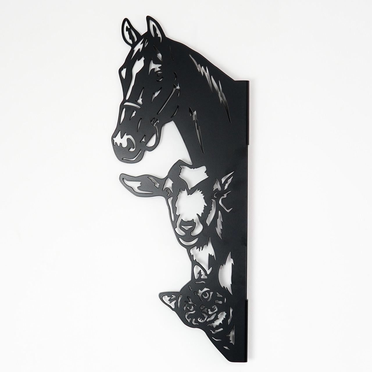 Садовая фигура Животные 2 металлическая (DCR214)