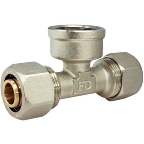 Тройник обжимной РВ Fado 20x1/2"x20 латунь (RFT12)