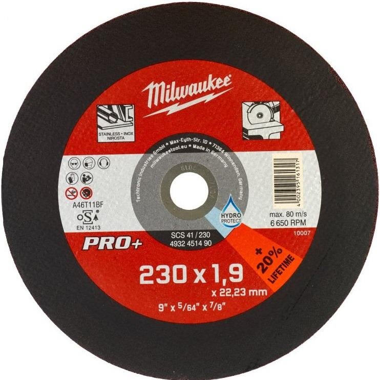 Диск відрізний Milwaukee 230х19 мм 5 шт. (4932451490)